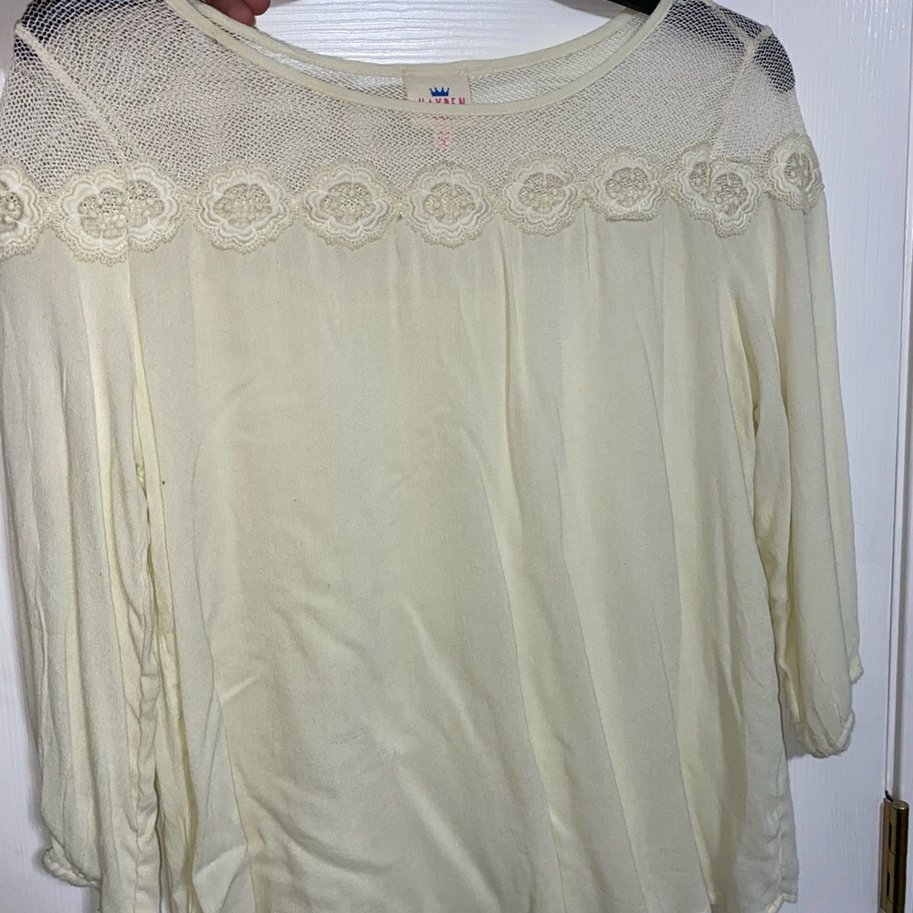 Crime Flower Detail Blouse